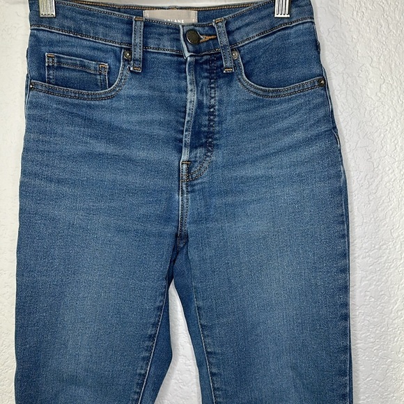 Everlane Women’s Button Fly Cigarette Ankle Jeans 24 - Picture 3 of 12